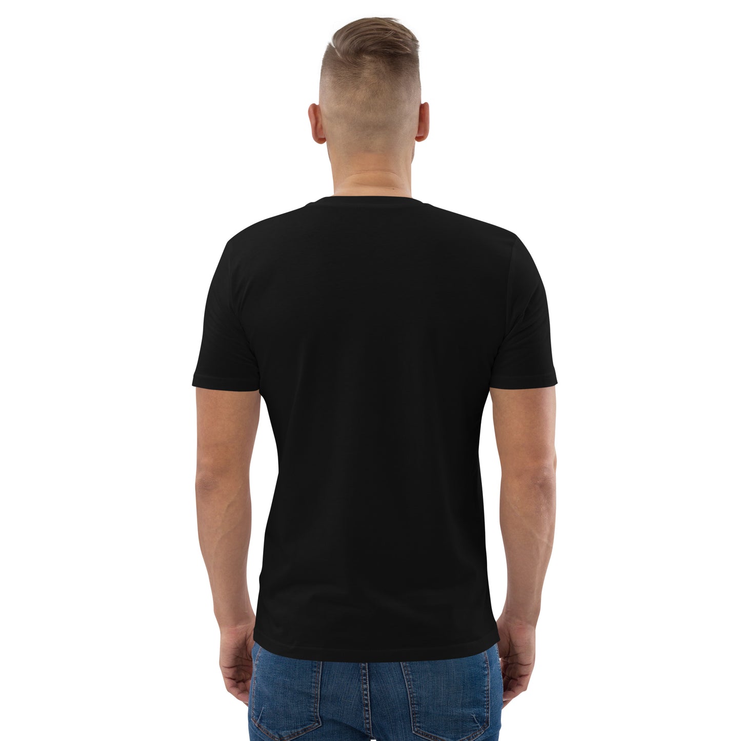 Moon Cycling Black T-shirt | Explore Collection | Unisex Organic Cotton T-Shirt